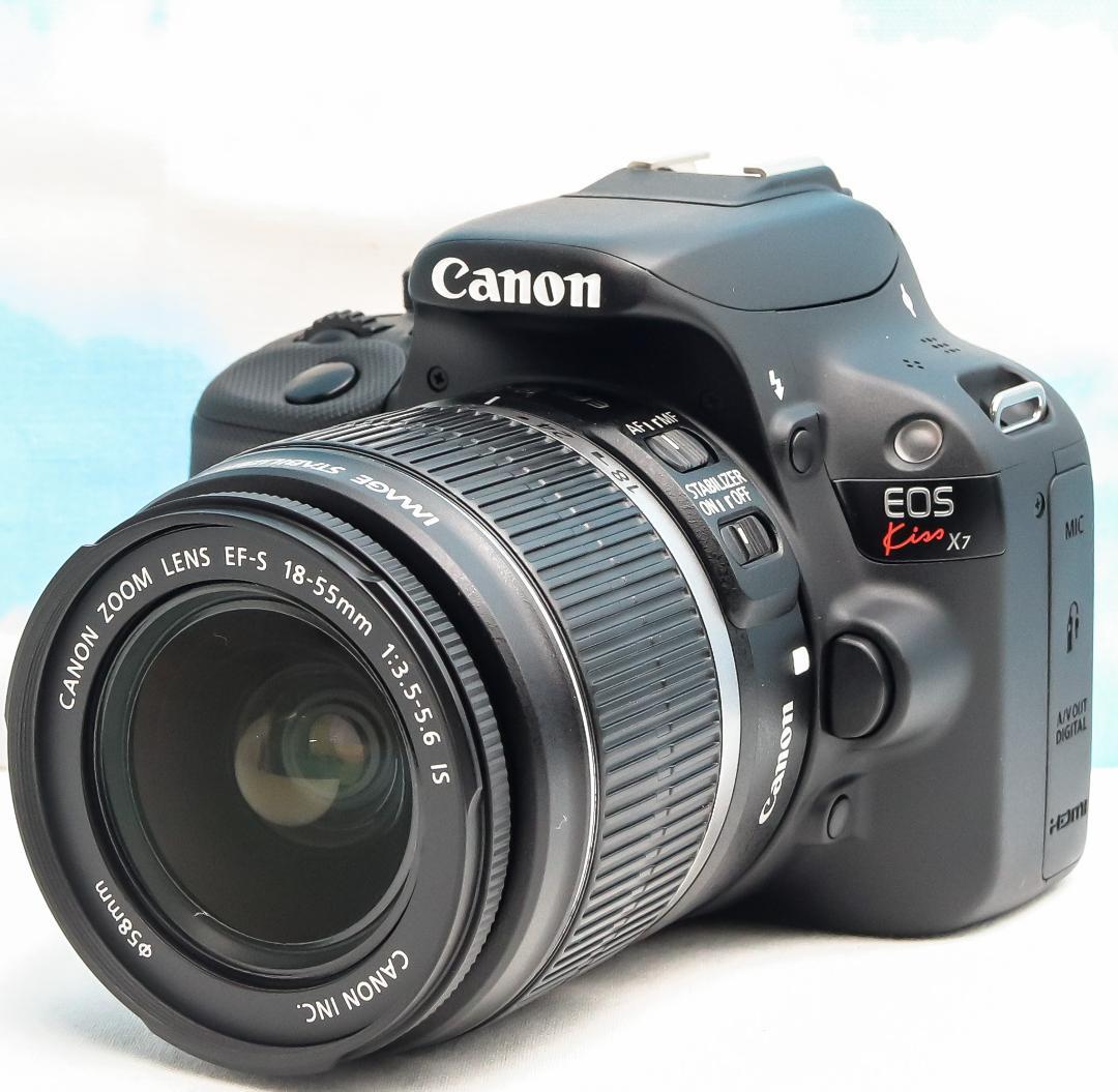 美品⭐️Canon kiss x7⭐️超小型一眼レフ⭐️スマホ転送♪⭐️一眼
