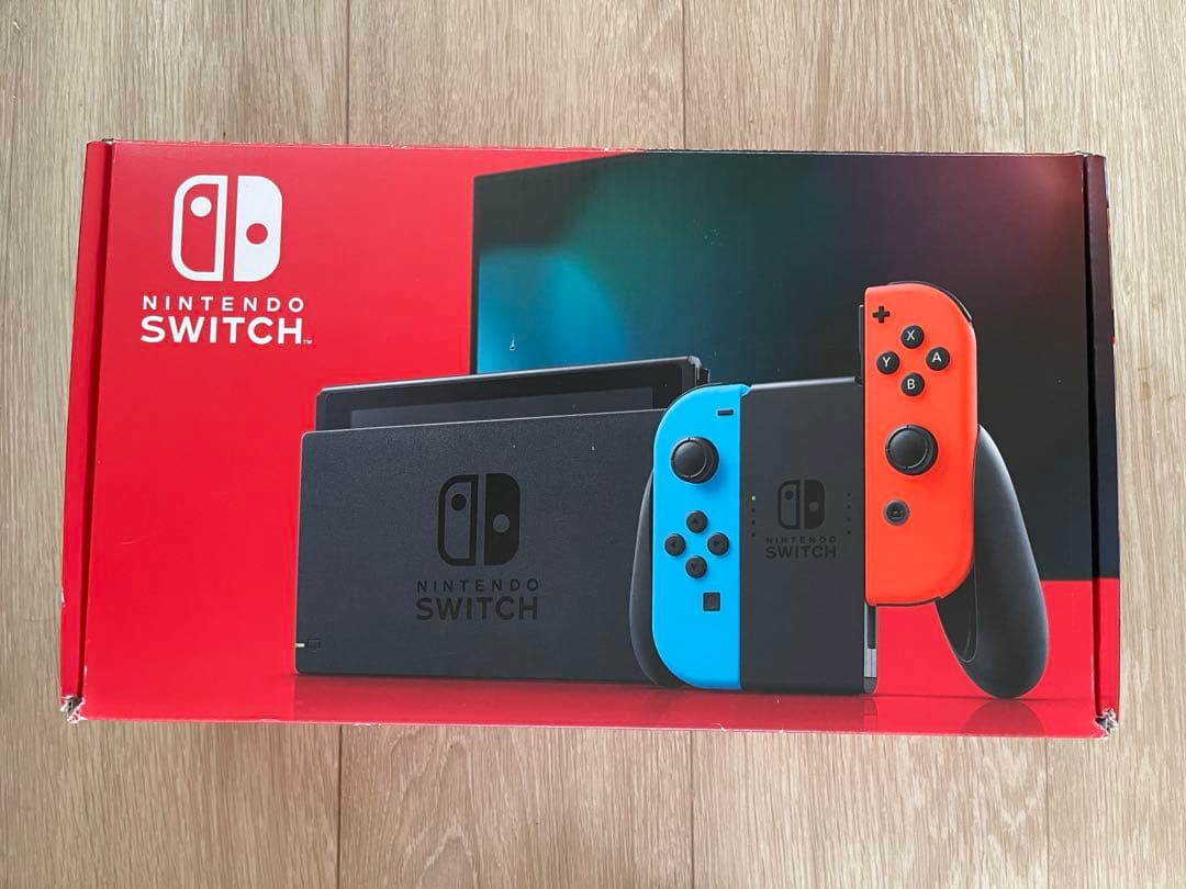 Nintendo Switch 本体　青・赤 Joy-Con付き　スイッチ Nintendo Switch 新品 任天堂 新型Nintendo JOY-CON(L) ネオンブルー