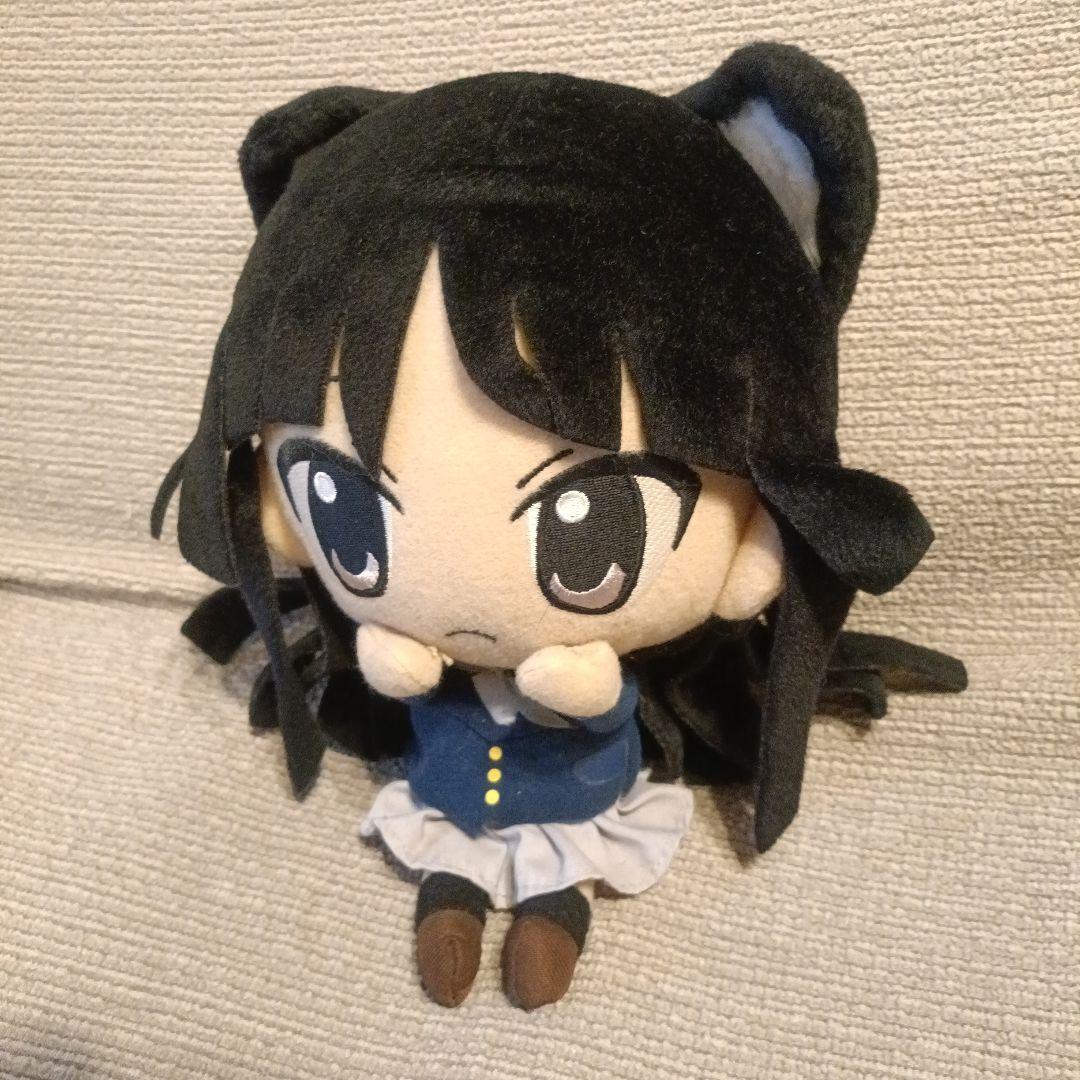 けいおん まとめ売り 猫耳カチューシャ ぬいぐるみ 中野梓 秋山澪 田井