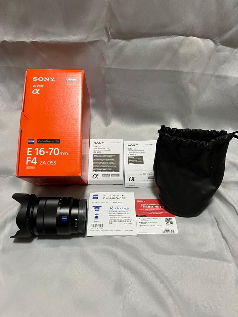 アキ 美品 SONY SEL1670Z SONY Vario-Tessar T＊ E 16-70mm F4 ZA OSS SEL1670Zの出品 | ONE