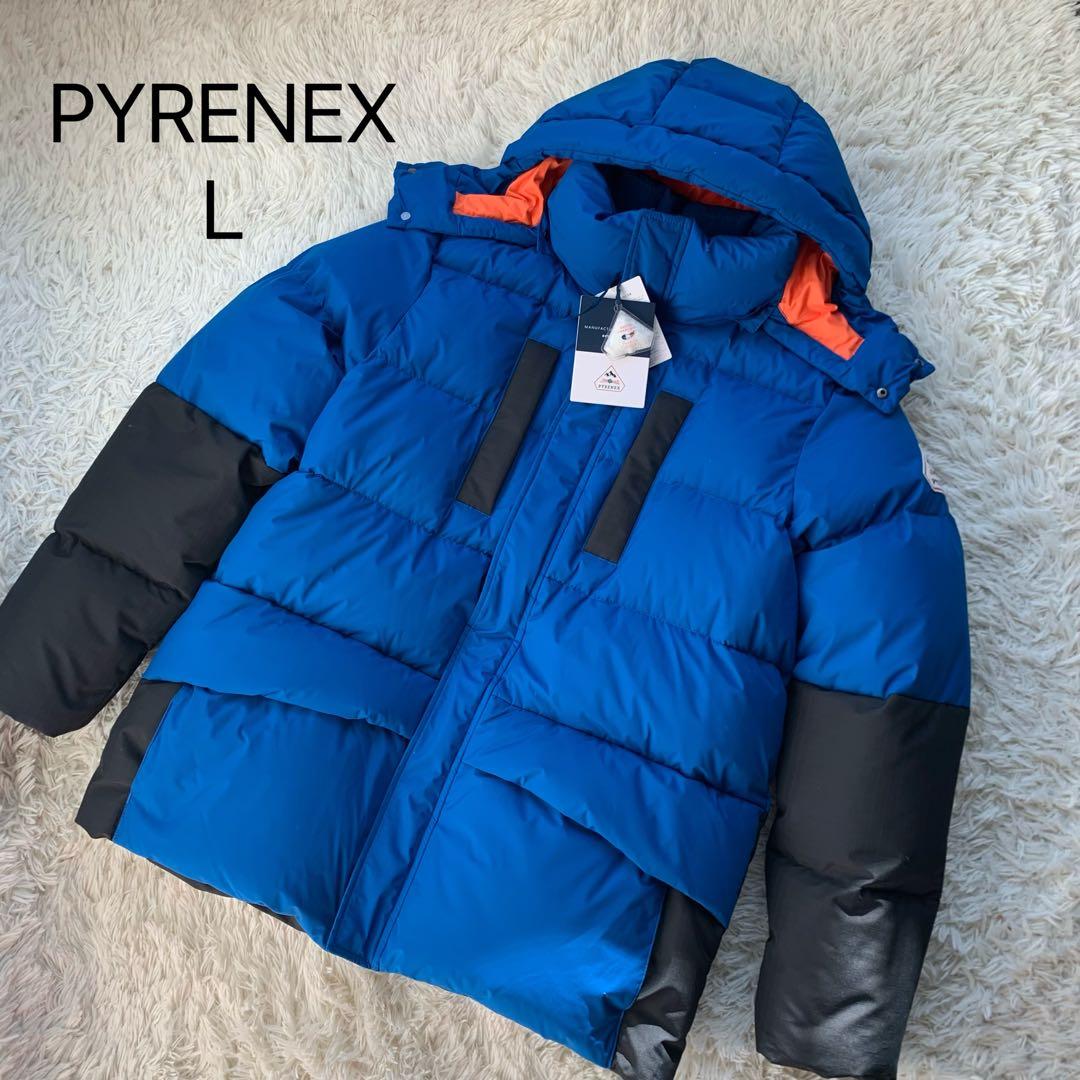 未使用 PYRENEX / ピレネックス ALPHAダウンジャケット L ブルー