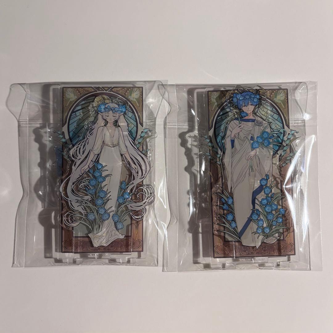 葬送のフリーレン アクリルスタンド フリーレン ヒンメル 葬送のフリーレン アクリルスタンド ヒンメル キャラっと旅 カミオ
