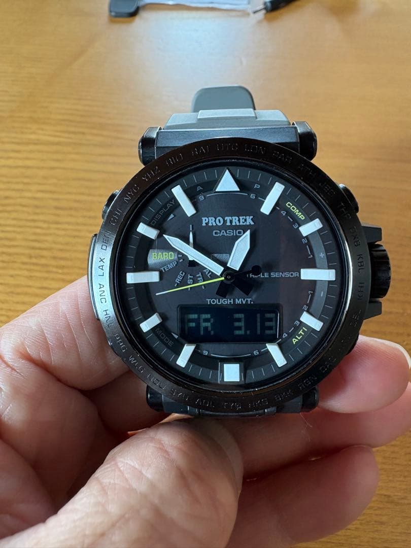CASIO PROTREK 電波ソーラー時計 PRW-6620YFM 完品 - メルカリ