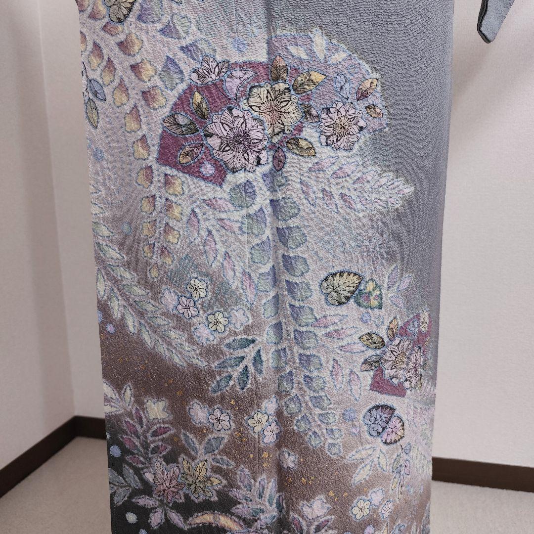 6507 フルセット 付け下げ訪問着 辻が花 辻ヶ花 絞り 作家 縮緬 正絹