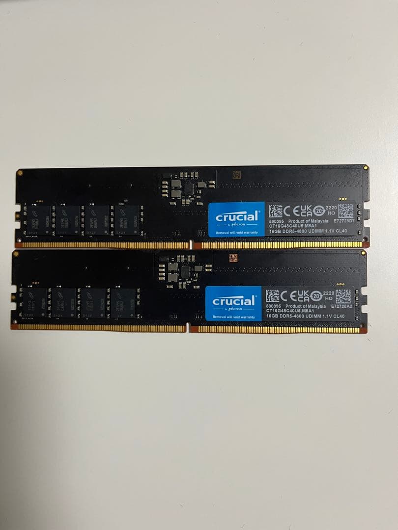 は*め様 Crucial DDR5 32GB(16GBx2) Crucial 32GB DDR5 RAM Kit (2x16GB), 4800MHz CL40 Laptop Memory