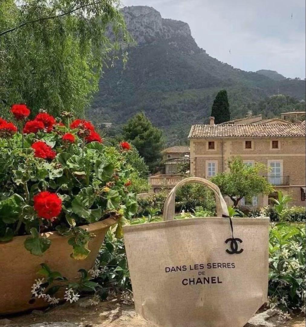 CHANEL シャネル ノベルティ 麻 ジュート リネントートバック エコ