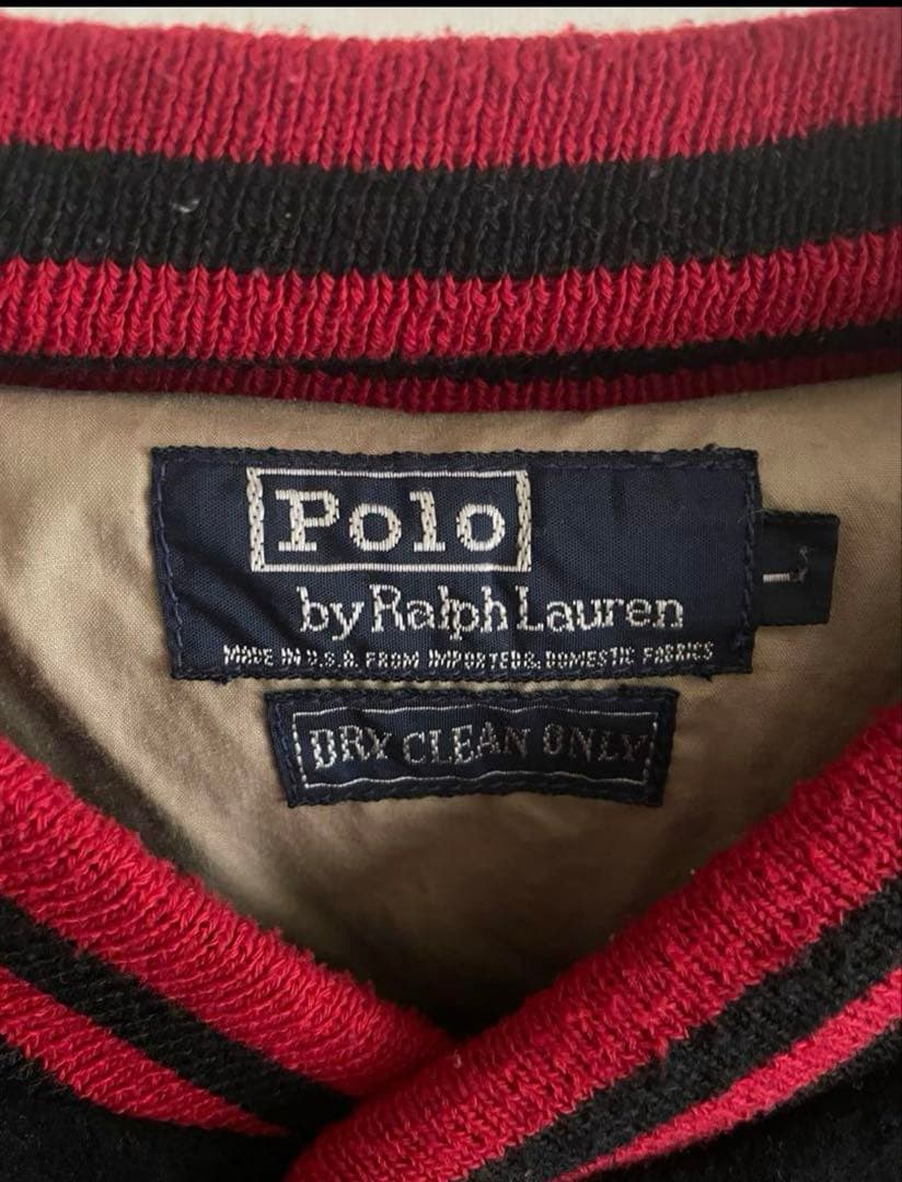 ぱ*ち様 USA製 90s polo Ralph Laurenウールスタジャン
