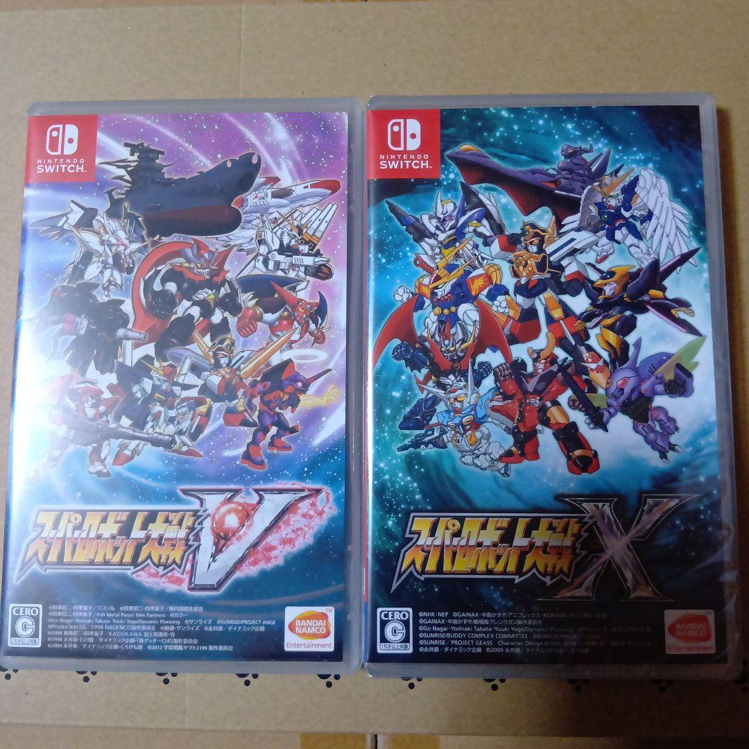 Switch スーパーロボット大戦V＆X(未開封)セット 極美品】スーパーロボット大戦X&T&V 3本セット for Nintendo Switch