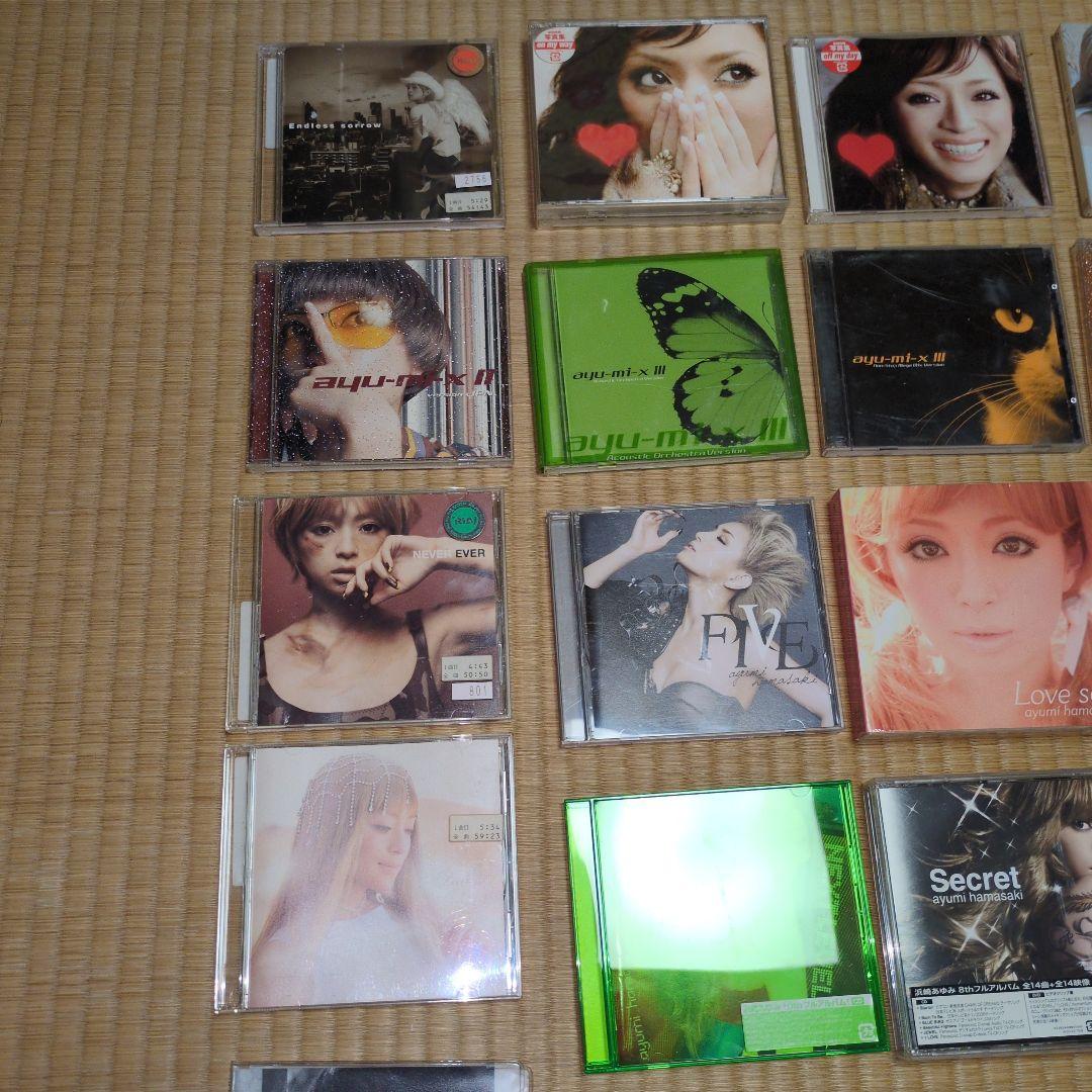 浜崎あゆみ CD シングル アルバム シール カード まとめ売り - メルカリ