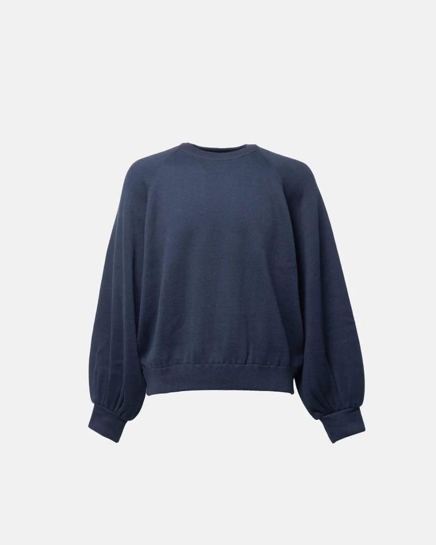 トップス simply complicated KNITTED CREW NECK SimplyComplicated/シンプリーコンプリケイテッド KNITTED CREWNECK