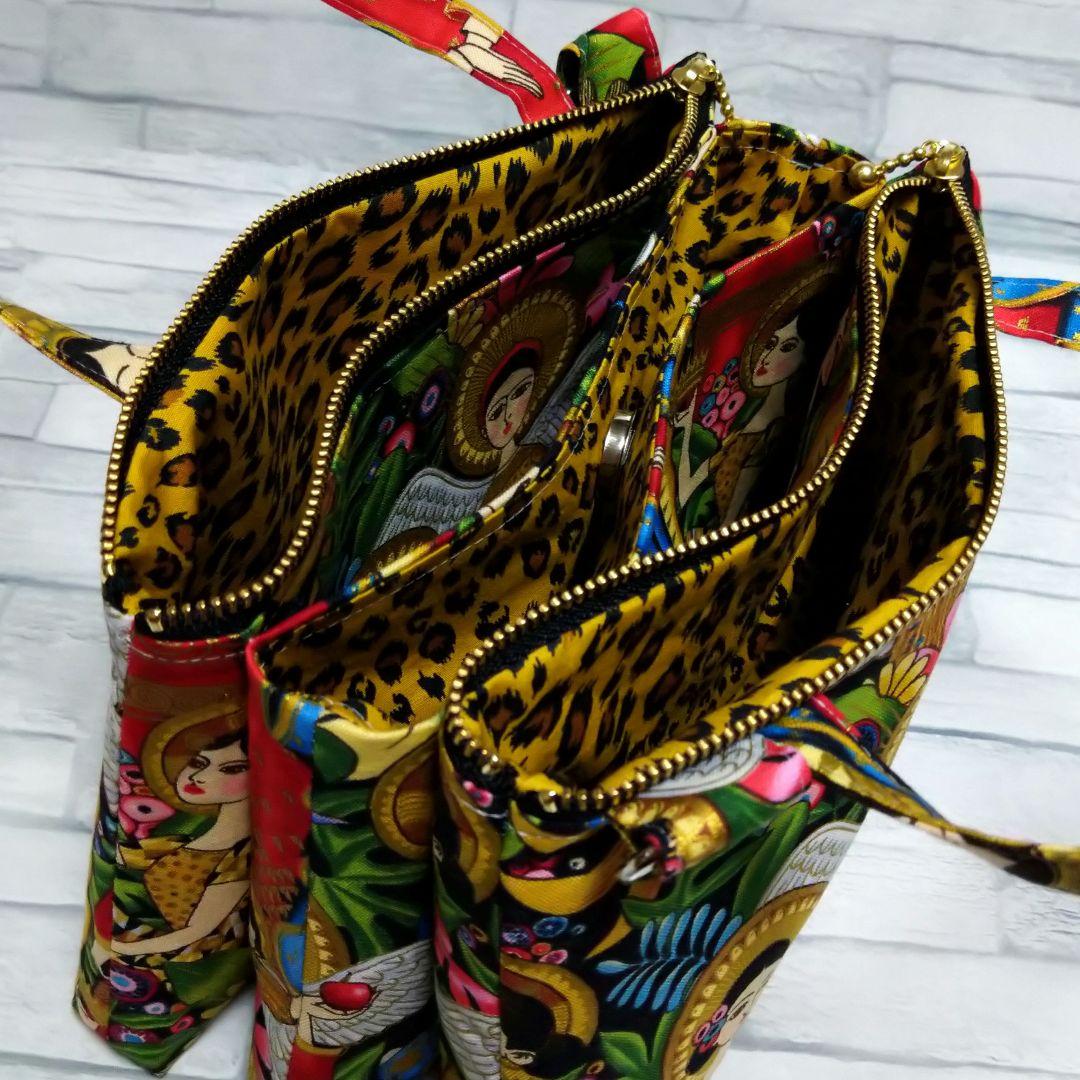 アレキサンダーヘンリー♥トリプルポーチ ハンドメイド ショルダー