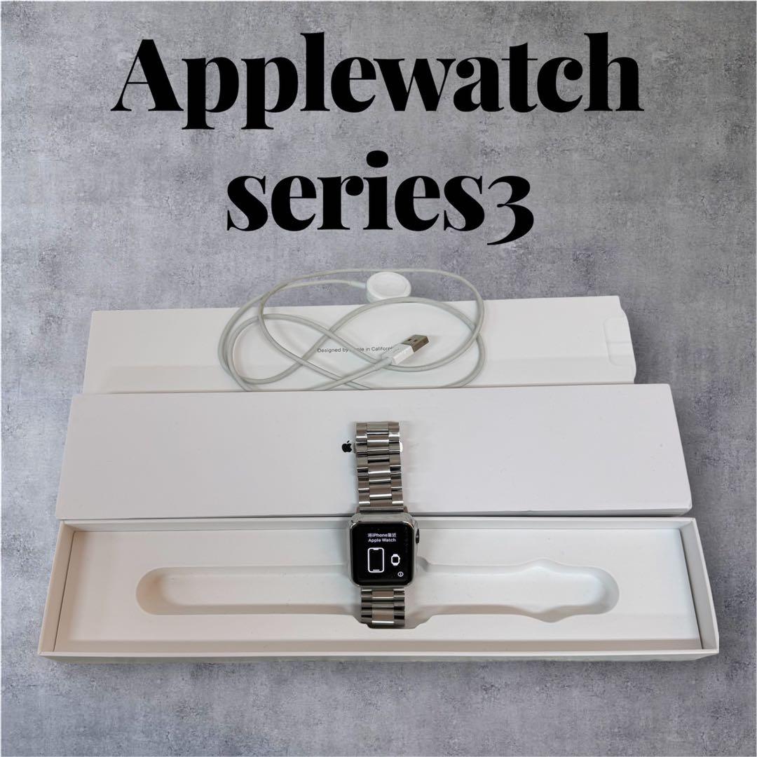 Apple Watch Series 3 本体 ブラック 付属品あり - メルカリ