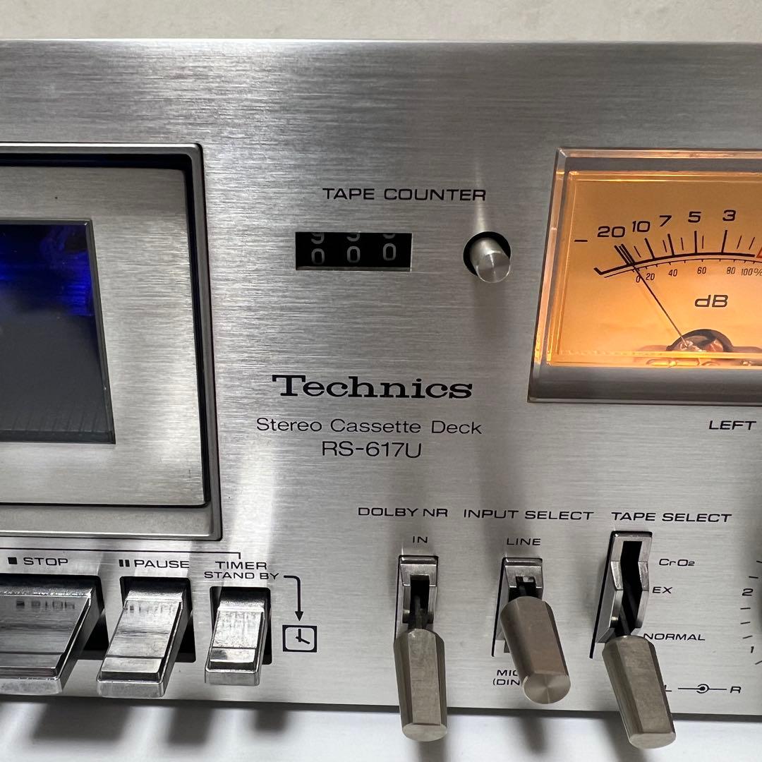 美品！Technics RS-617U カセットデッキ - メルカリ