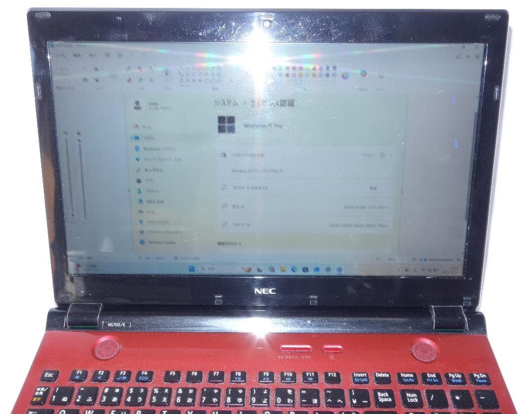 NEC LaVie ノートパソコン レッド Core i7 SSD1TB 16G セール