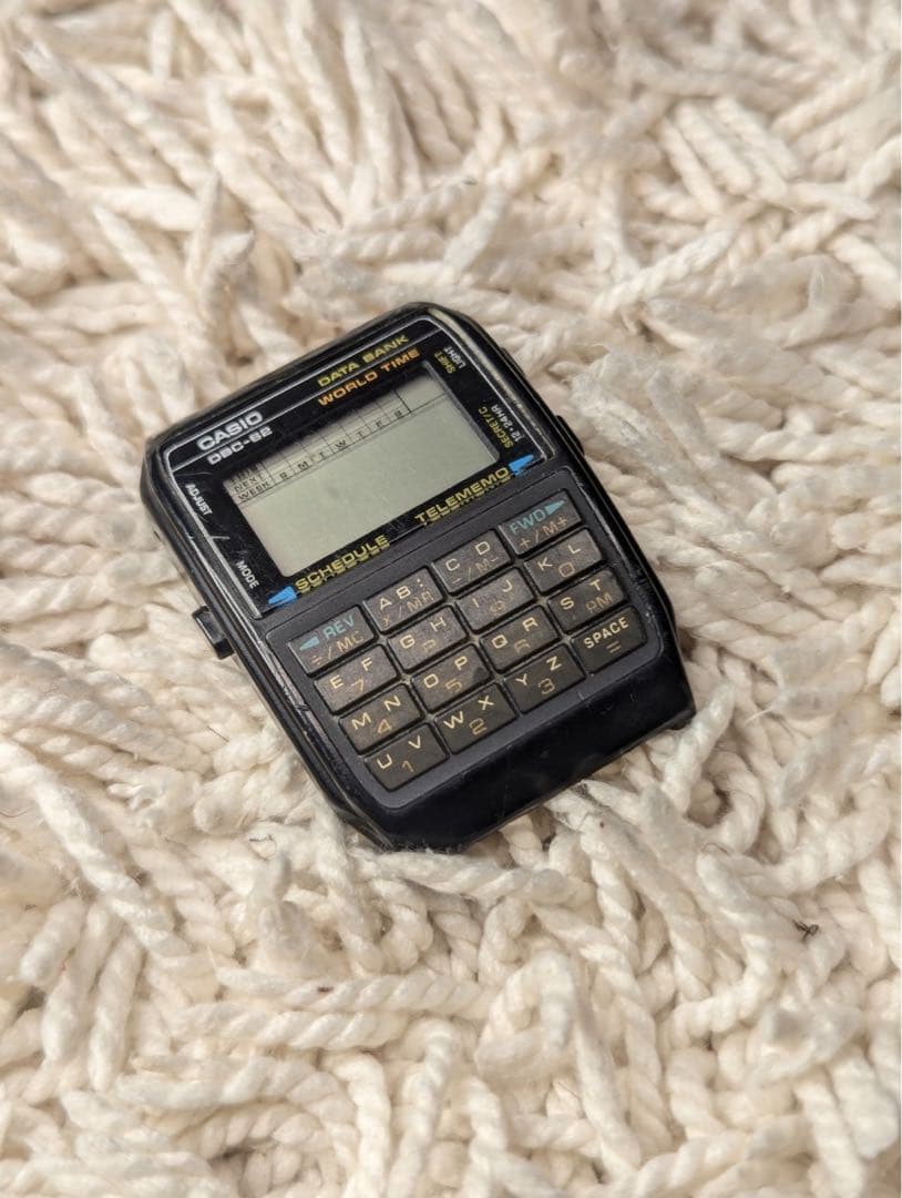 CASIO DATA BANK DBC-62 腕時計 動作未確認 ジャンク品 - メルカリ