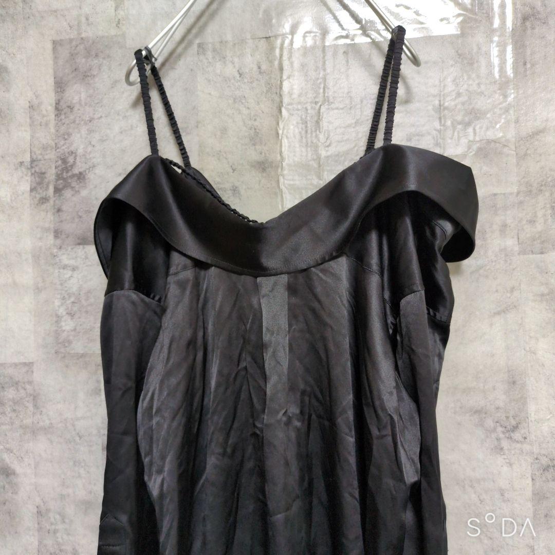 レア【アレキサンダーワン】シャツワンピース シルク オフショルダー