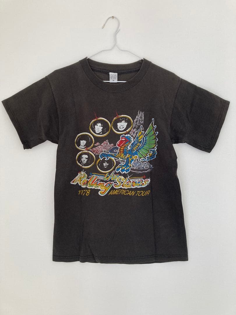 ローリングストーンズ 1978 American Tour Tシャツ The Rolling Stones- US Tour 1978 with Backprint -Black T-shirt | eBay