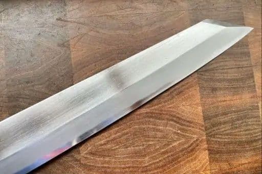 正本総本店 玉白鋼 本霞 切付 300mm 尺 包丁 白鋼 和包丁 - メルカリ