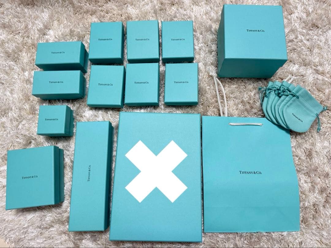 Tiffany & Co. ギフトボックス 空き箱12個セット Tiffany & Co. ギフトボックス 空き箱ギフト箱 - メルカリ