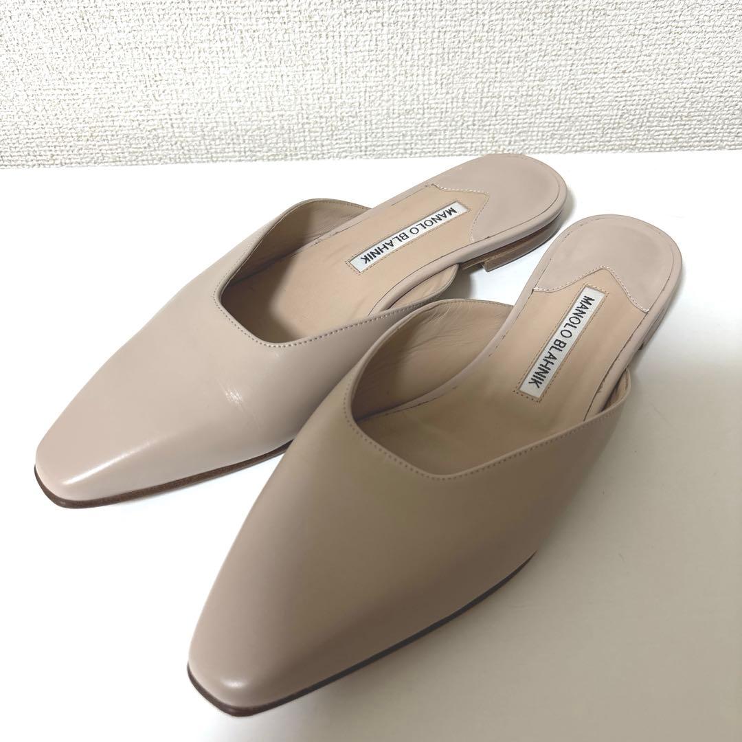 MANOLO BLAHNIK TAZA マノロブラニク 39 ミュール　パンプス 楽天市場】マノロ ブラニク MANOLO BLAHNIK ミュール ブルー