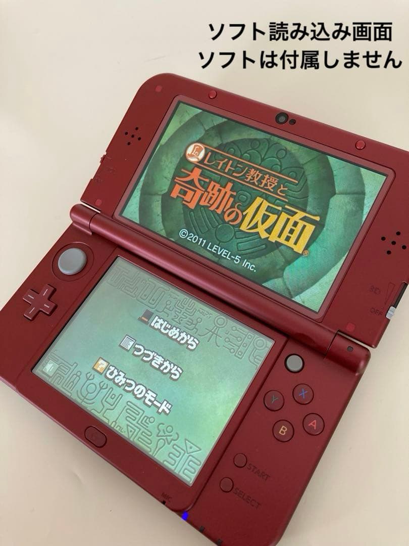 美品】NEW Nintendo 3DS LL メタリックレッド ニンテンドー - メルカリ