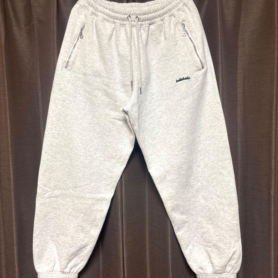 ballaholic ボーラホリックsmall logo sweat pants Small Logo Sweat Pants (heather gray) – ballaholicオンラインショップ