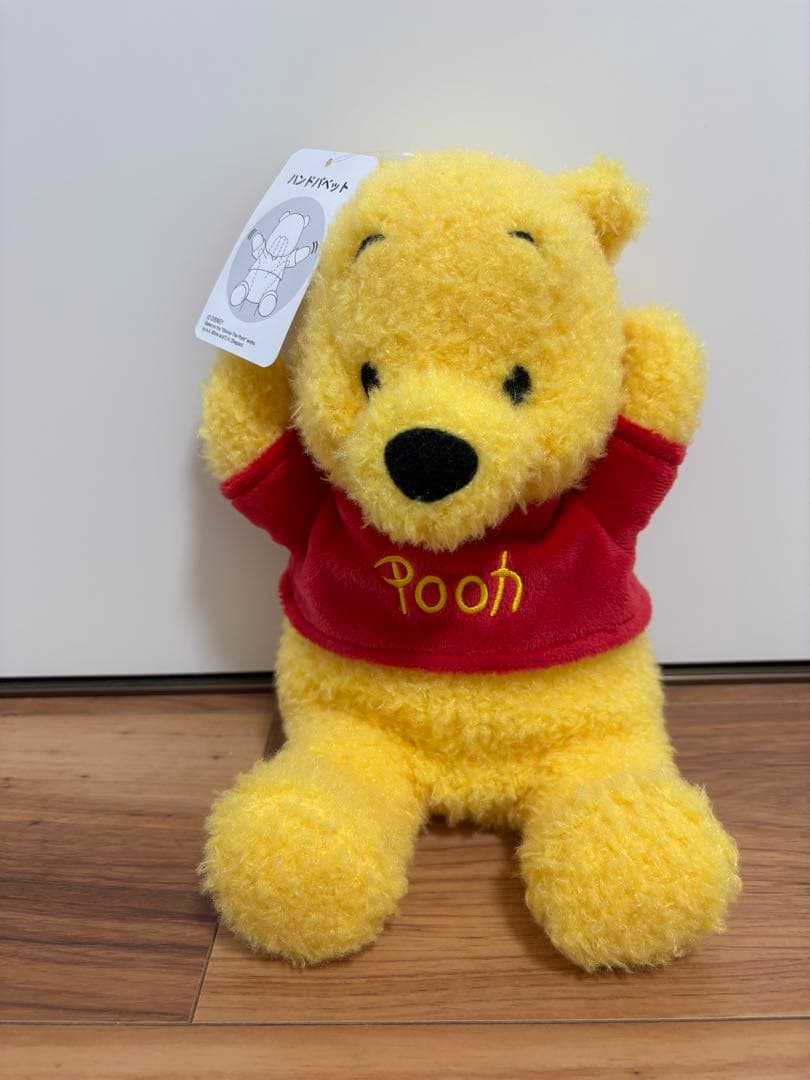 Disney ディズニー プーさん ハンドパペット ぬいぐるみ - メルカリ