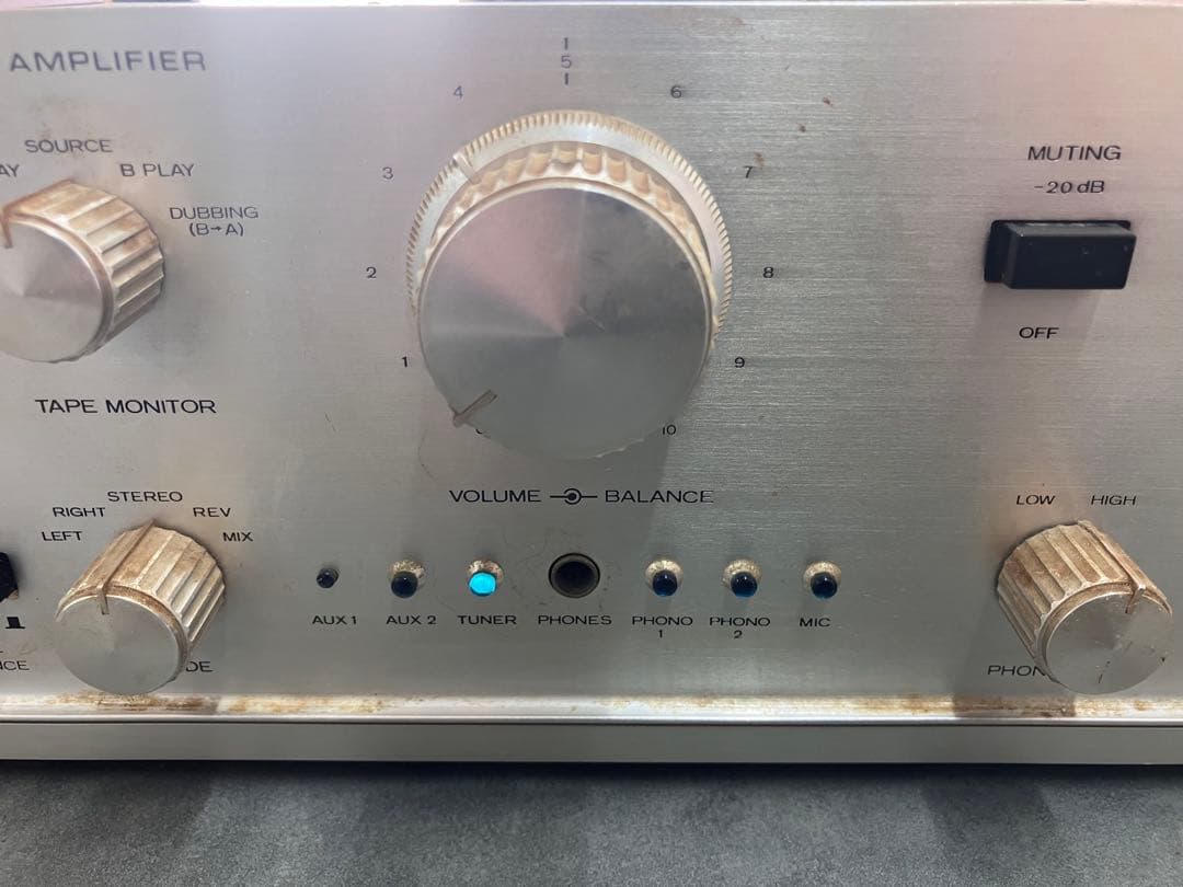 名機！【TRIO/トリオ】KA-5002 プリメインアンプ 昭和レトロ※通電のみ