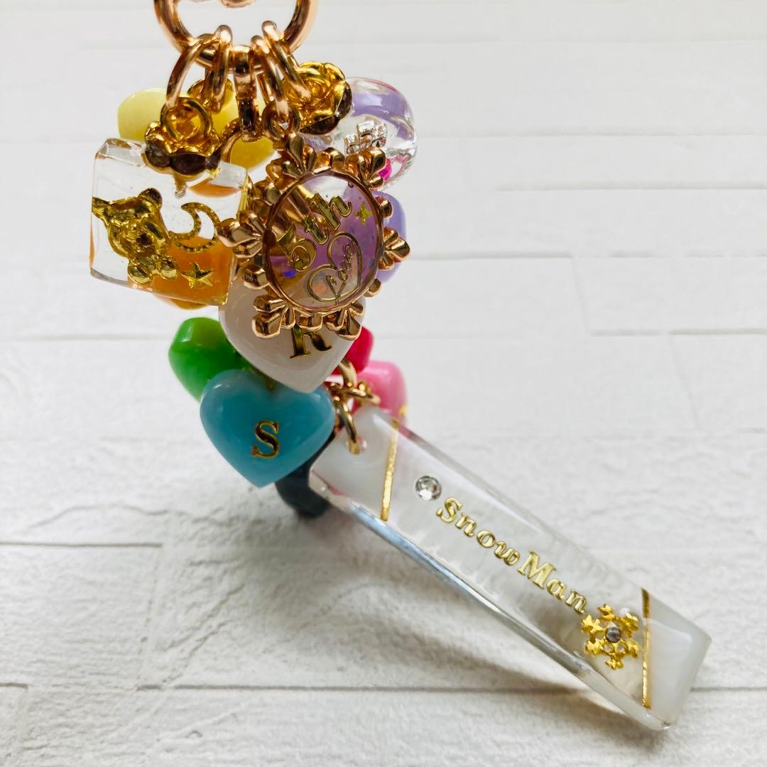 Luna様専用ページ SnowMan名入れチャーム レジンキーホルダー5点の通販