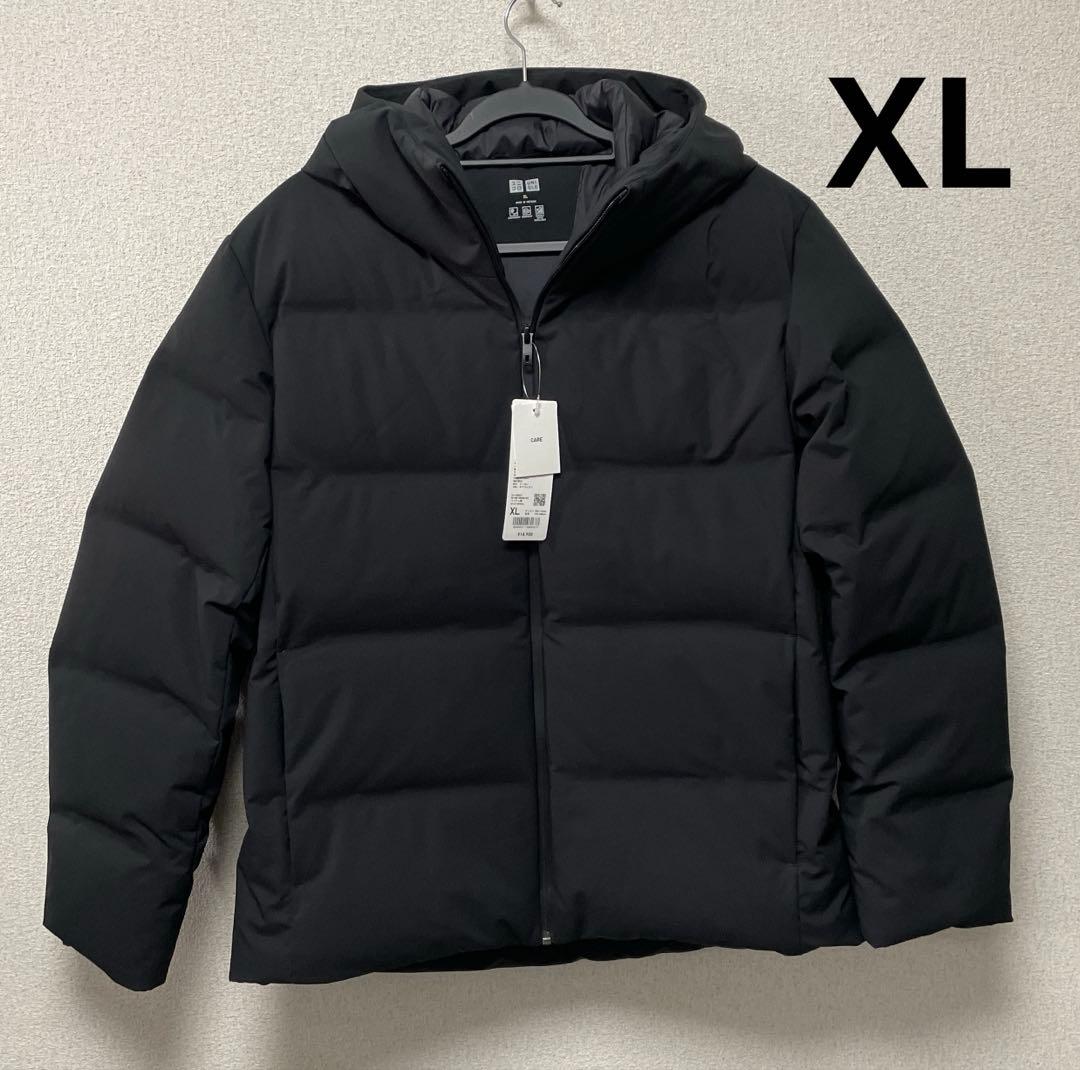 新品未使用 ユニクロ シームレスダウンパーカ XL ユニクロ（UNIQLO） シームレス ダウンパーカー XL ネイビー メンズ