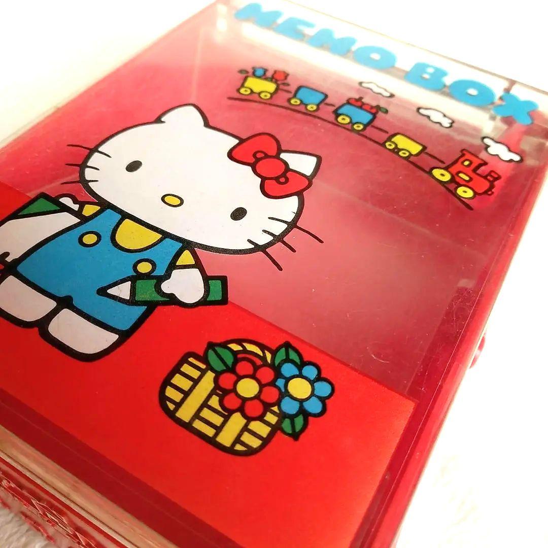 レア ハローキティ メモ帳ケース 1970-80年代当時物 昭和レトロ