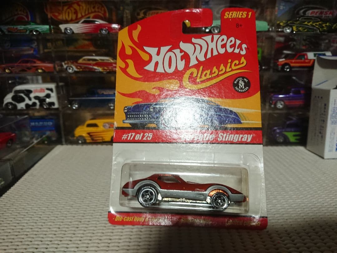ホットウィール コルベットスティングレー台紙右上曲がり 楽天市場】corvette stingray ホットウィール ミニカー コルベット