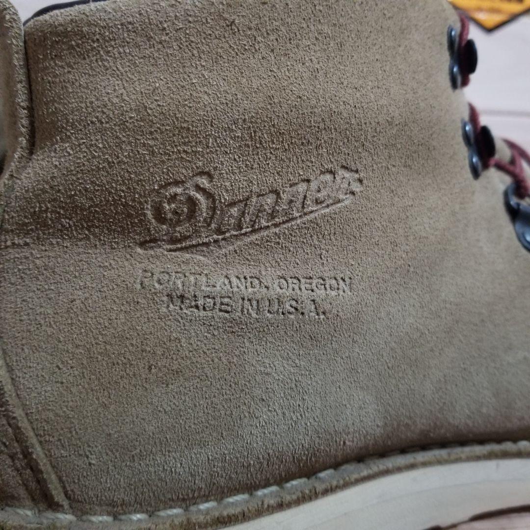 美品 廃盤 Danner ダナー マウンテンライト スエード 白タグ USA