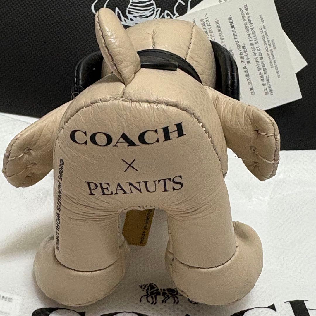 限定】COACH PEANUTS スヌーピー キーホルダー バッグチャーム - メルカリ
