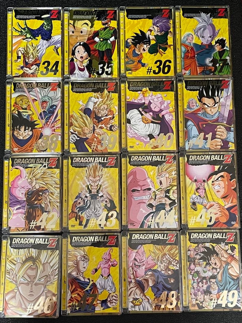 DRAGON BALL Z DVD 魔人ブウ編 #34-#49完結 - メルカリ