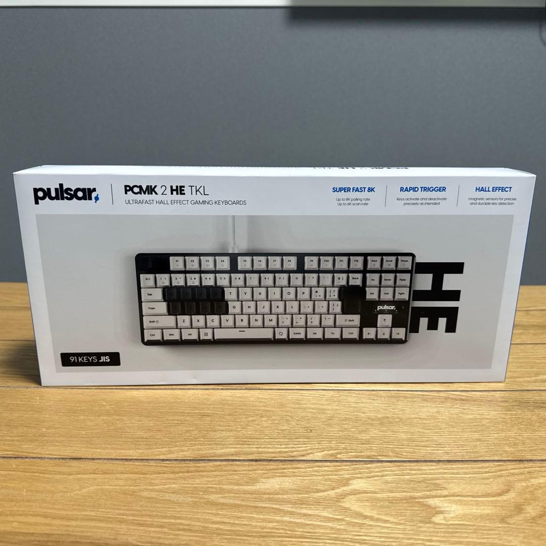 【新品未使用】pulsar PCMK 2 HE TKL 91KEYS JIS 白 Pulsar Gaming PCMK 2 HE TKL JIS White [PCMK2HE811W] 有線 日本語