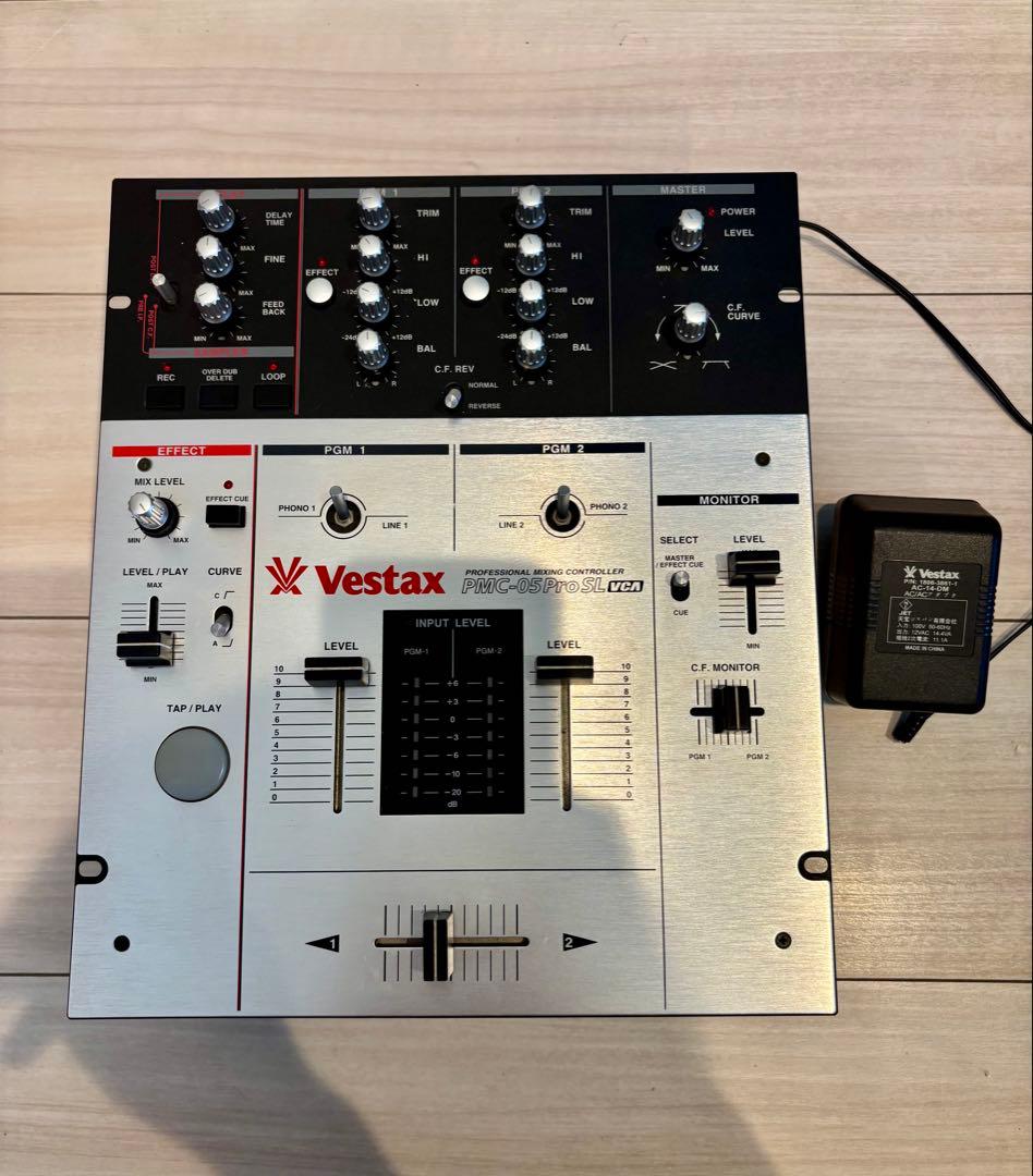難ありVestaxベスタクスDJミキサーPMC-05Pro SL VCA DJ VESTAX/DJミキサー/PMC-05Pro4BLKの紹介です。