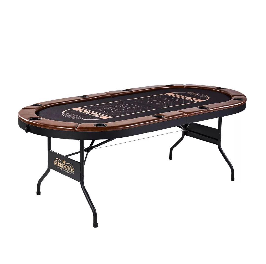 バリントン 10人用 プレミアム ポーカーテーブル Barrington 10-player Poker Table with LED Lights | Costco