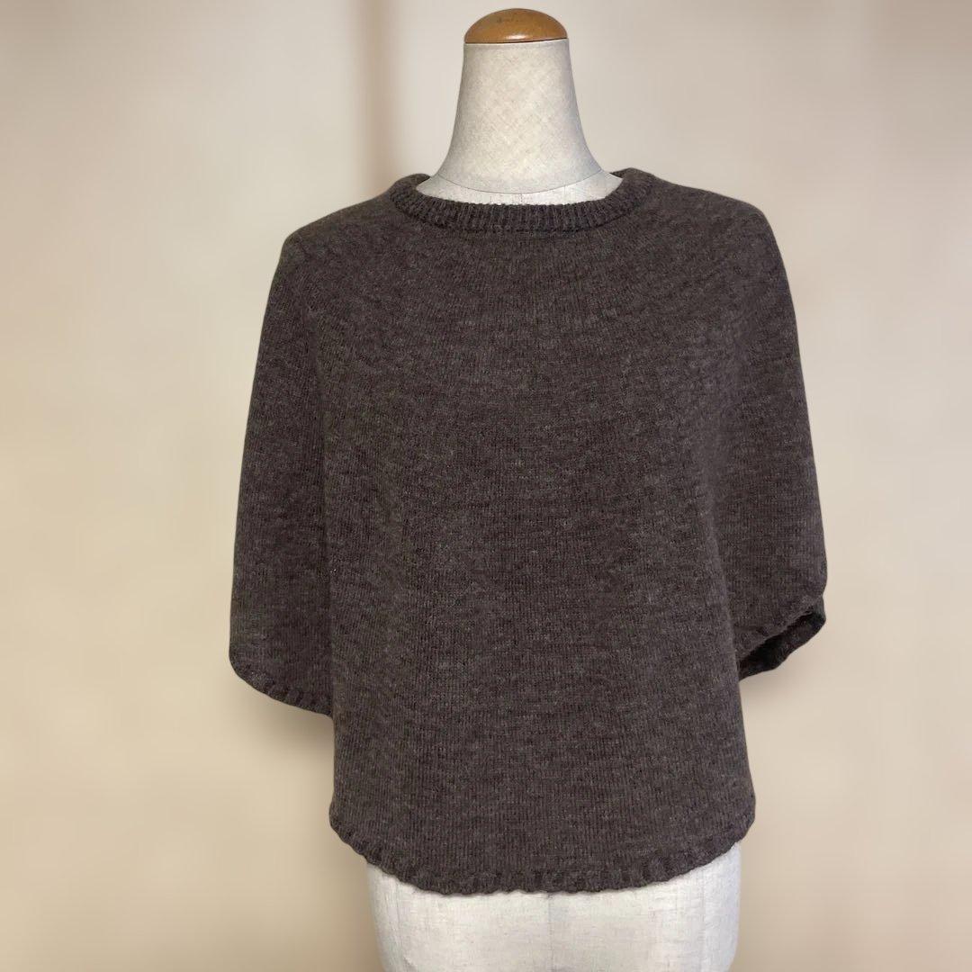 中川政七商店　ウールポンチョケープ茶色 重ね着するポンチョケープ｜衣料品｜中川政七商店 公式サイト