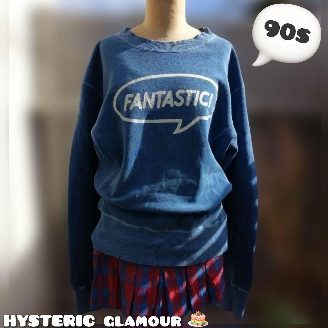 90s HYSTERIC FAN CLUB トレーナー スウェット Y2K 平成 NBA/NFL/NHL/MLB トレーナー スウェット 「ヴィンテージ古着」Y2K 00's