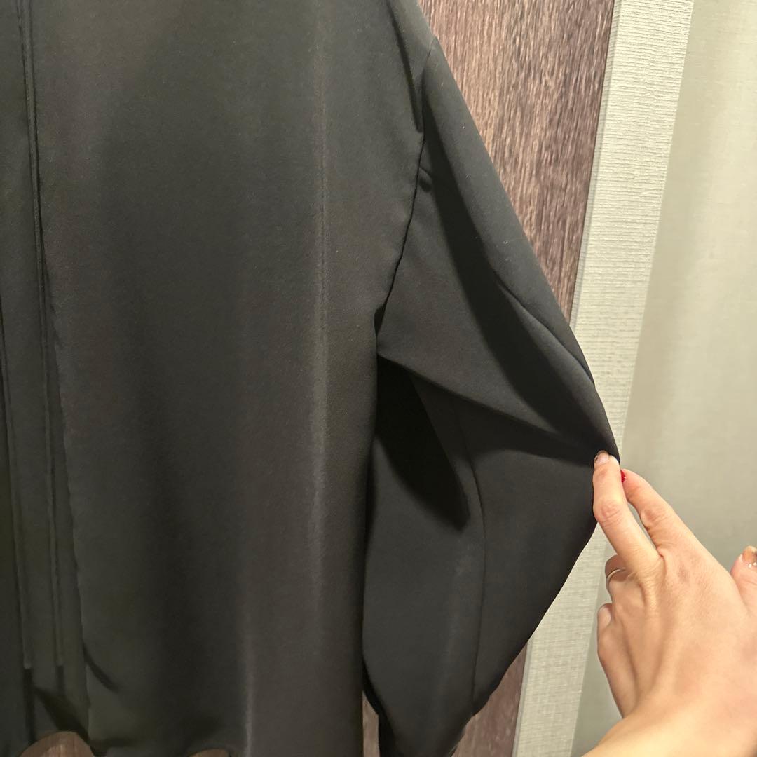 中古】ENFOLD PEツイル アシンメカラーBLOUSE 38