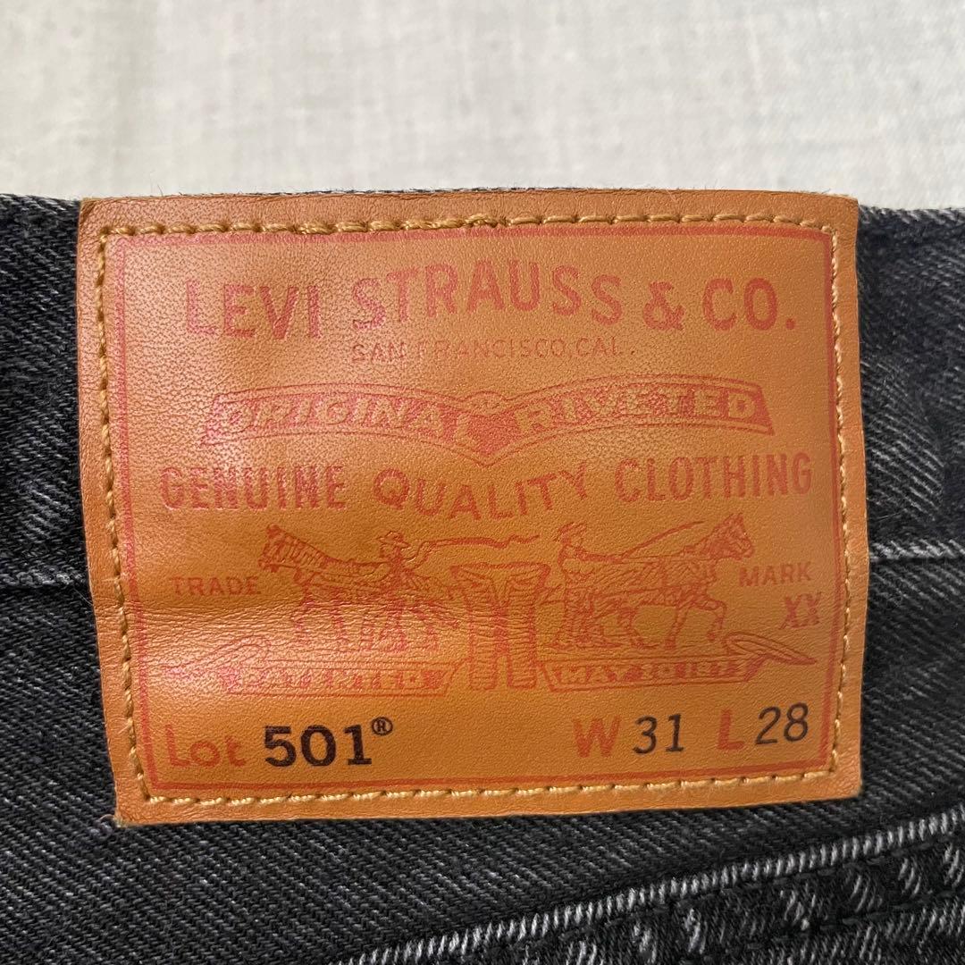 赤耳あります】リーバイス エディフィス別注 501 ブラック W31 L28