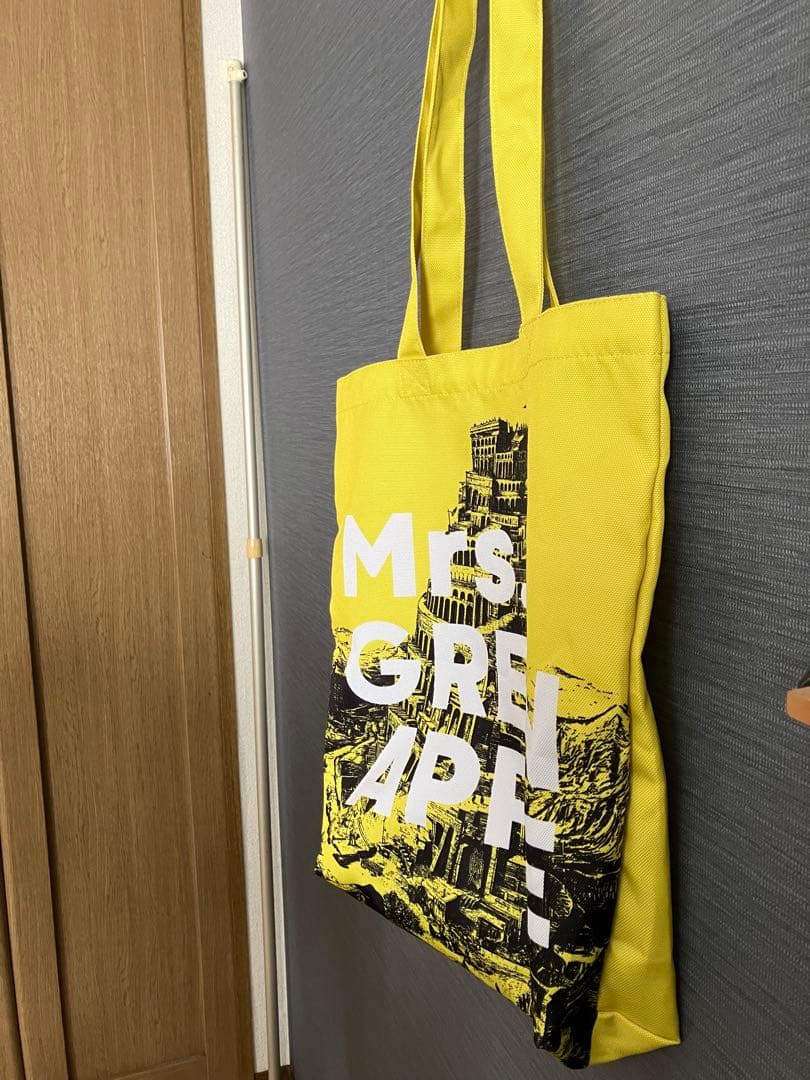 ミセス バベルの塔 黄色トートバッグ(金テープ2種付き) - メルカリ