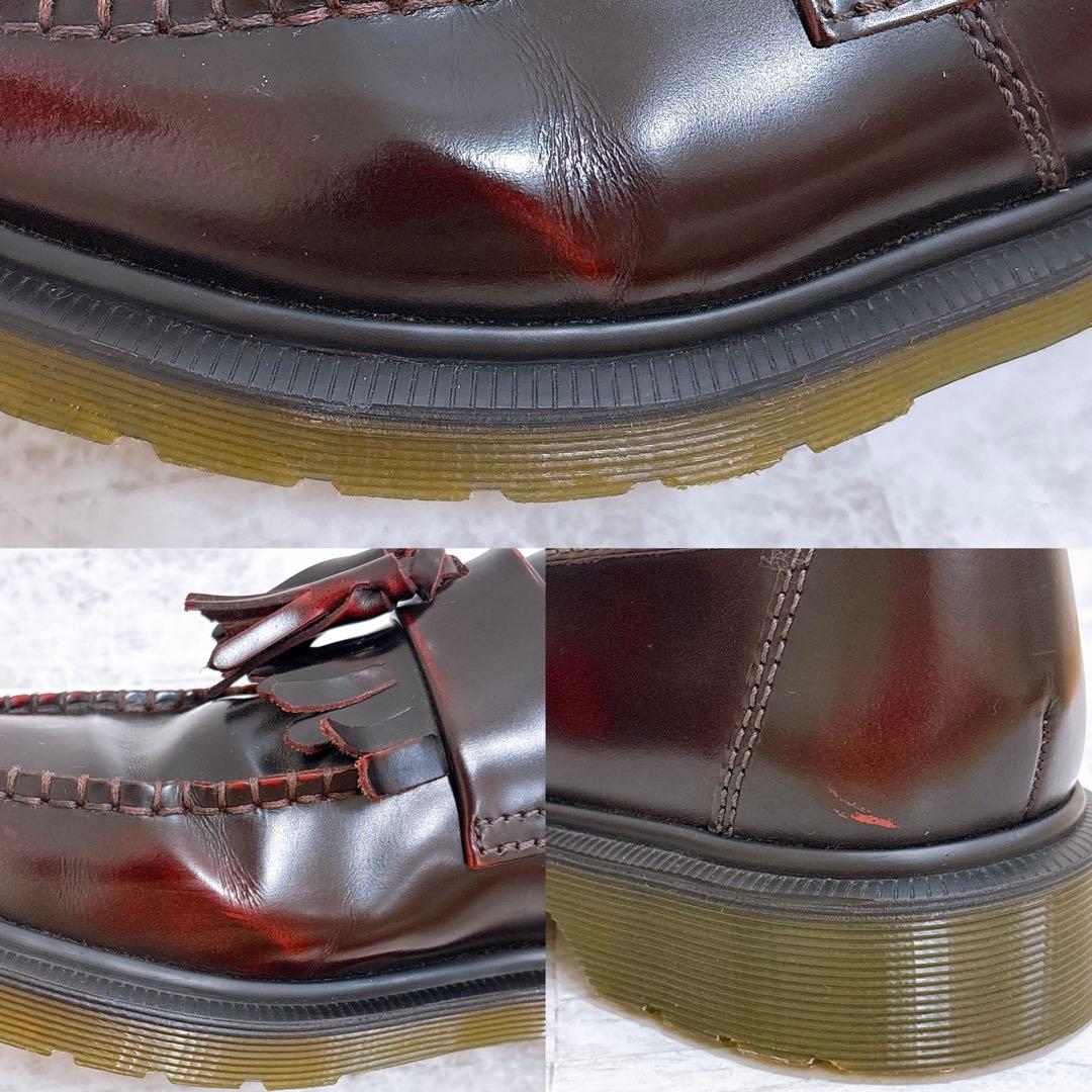 ドクターマーチン エイドリアン タッセルローファー UK6 チェリー