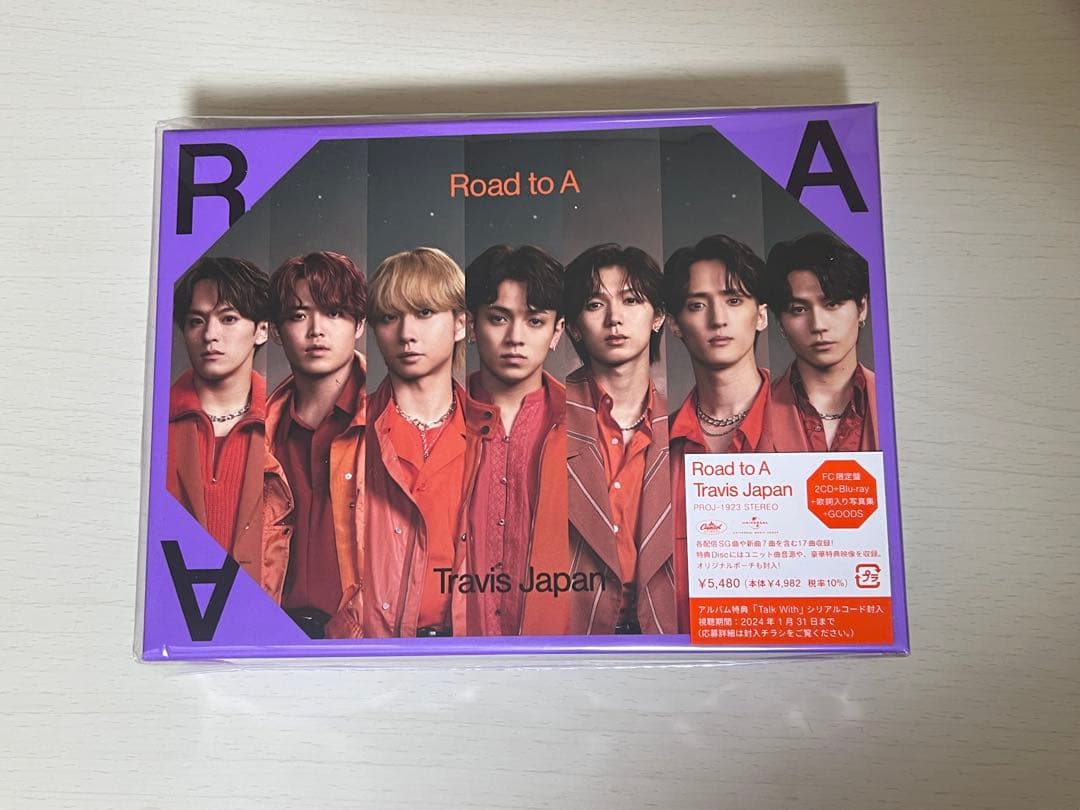 TravisJapan Road to A Blu-ray FC限定版【未開封】 Travis Japan、1stAL『Road to A』FC限定盤特典にレコーディング風景