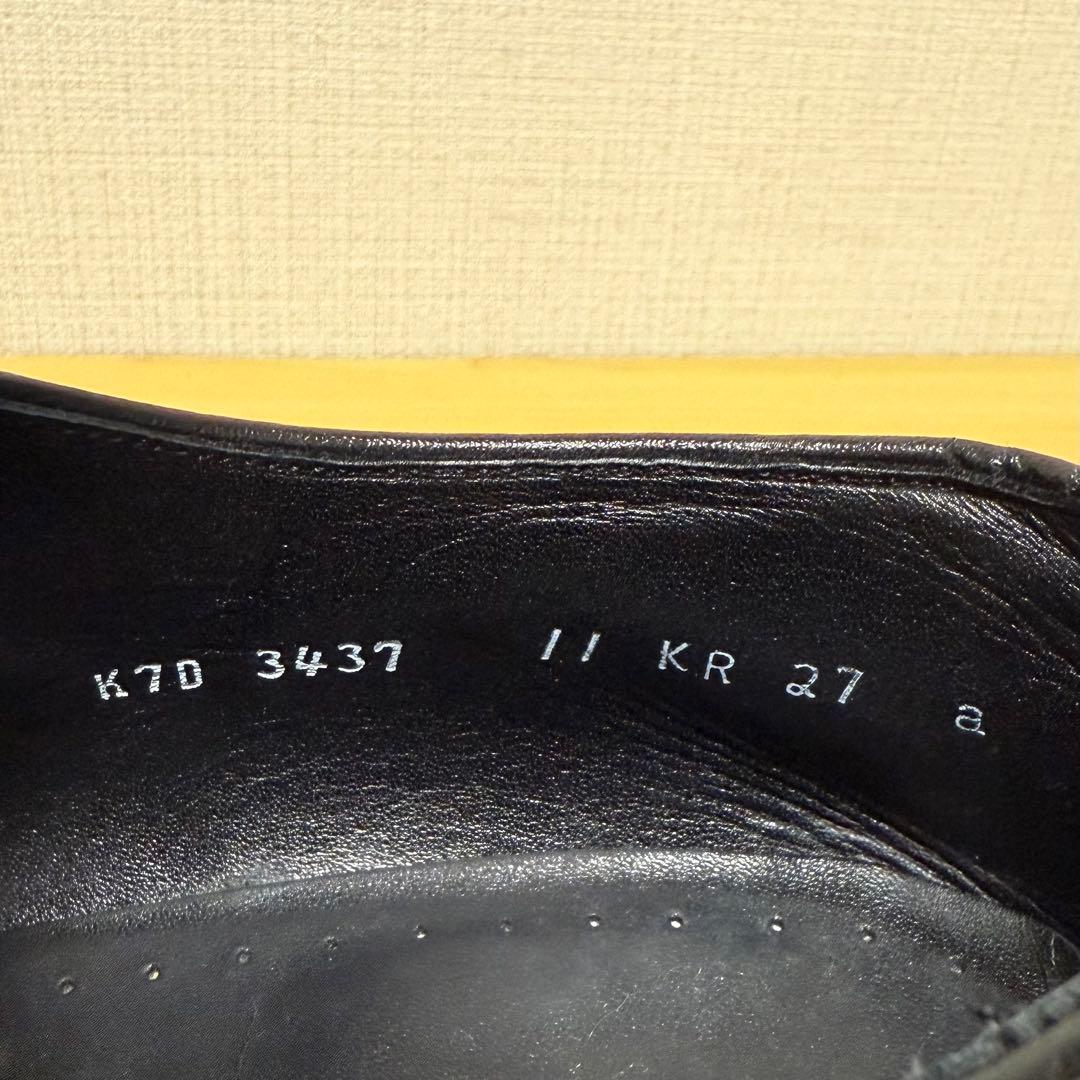 REGAL リーガル ストレートチップ 内羽根 ブラック 27.0cm