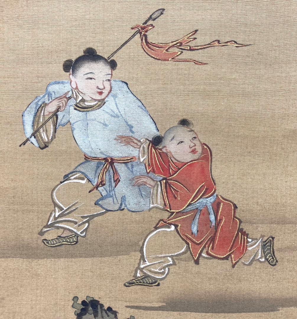 【かみあつ様用】狩野尚信「唐子」掛軸 絹本 識箱 2026年最新】Yahoo!オークション -狩野(美術品)の中古品・新品・未使用