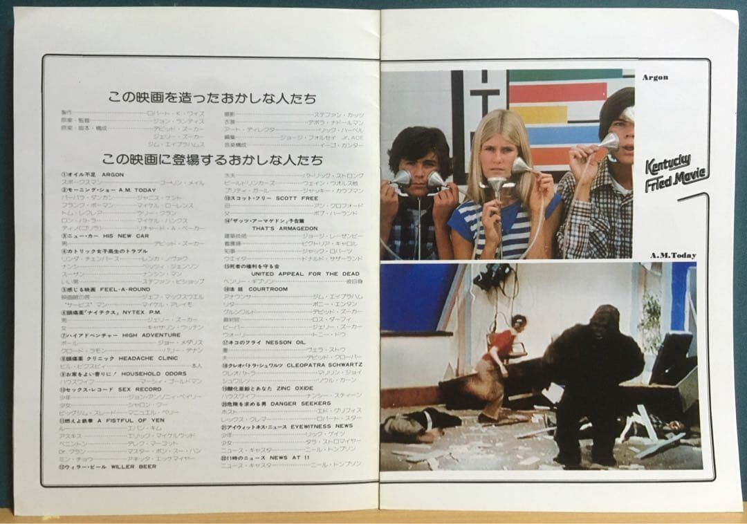ケンタッキー・フライド・ムービー』('77米)DVD＋フライヤー＋