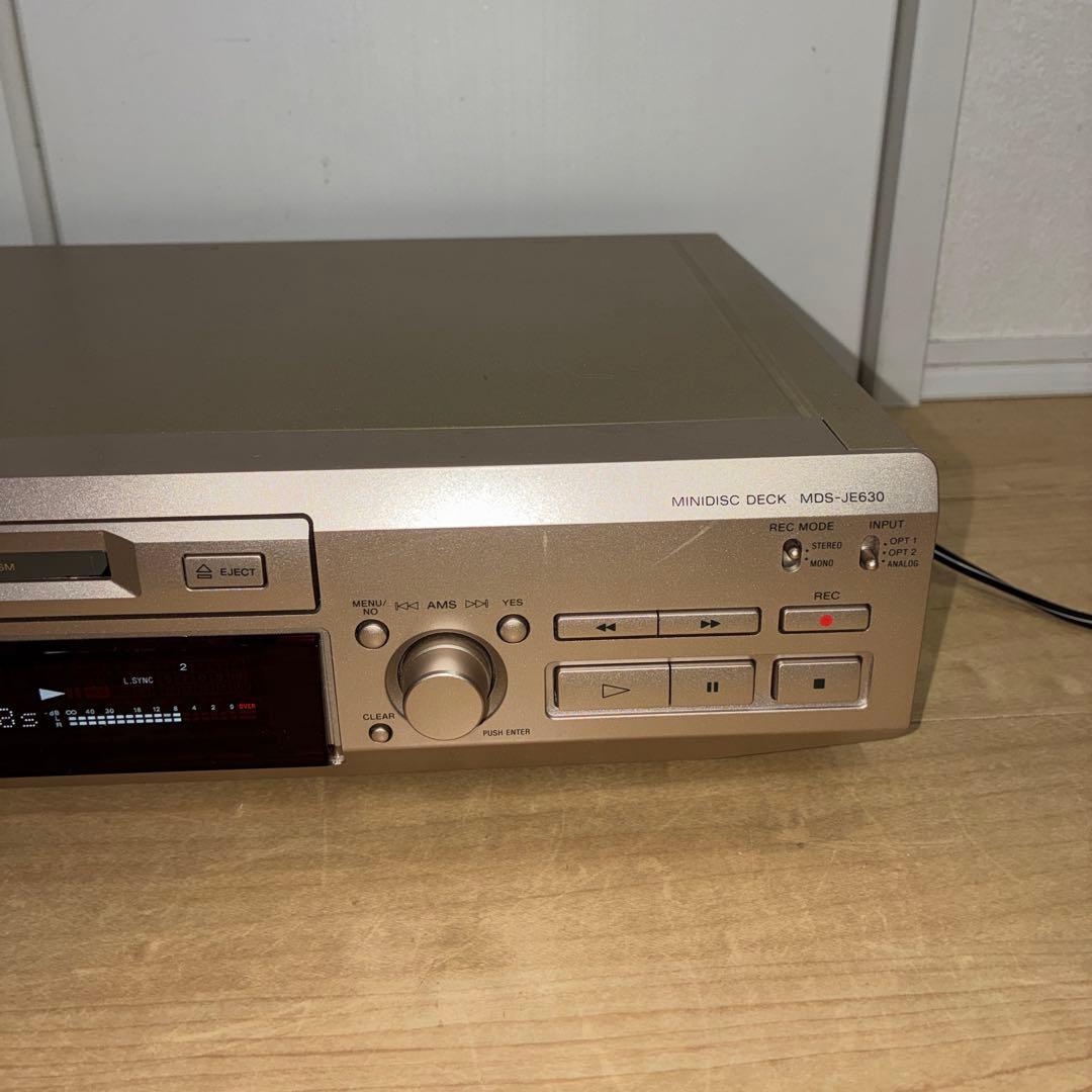 希少！MDレコーダー Sony MDS-JE630 完動品