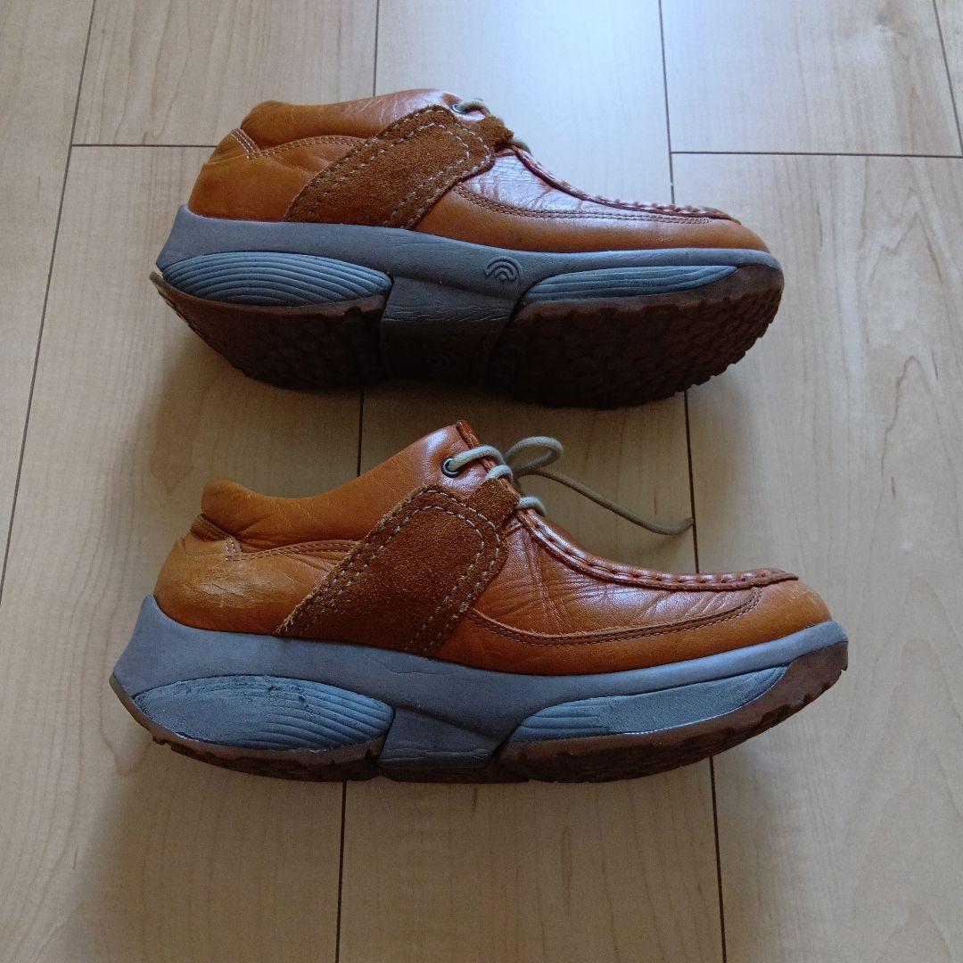 X sensible ストレッチウォーカー 38 レザー カジュアルシューズ